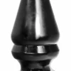 All Black AB13 Anal Plug 28.5 cm - Smooth Grooved Large Model