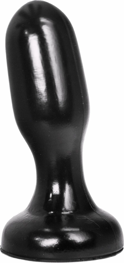 All Black Plug Model 19.5 cm - Smooth Textured Anal Accessory