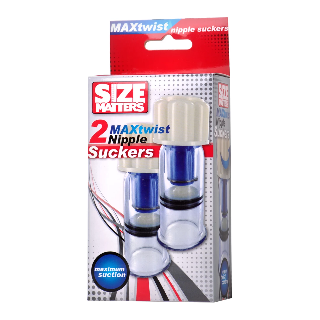 XR Brands Max-Twist Adjustable Suction Nipple Enhancers