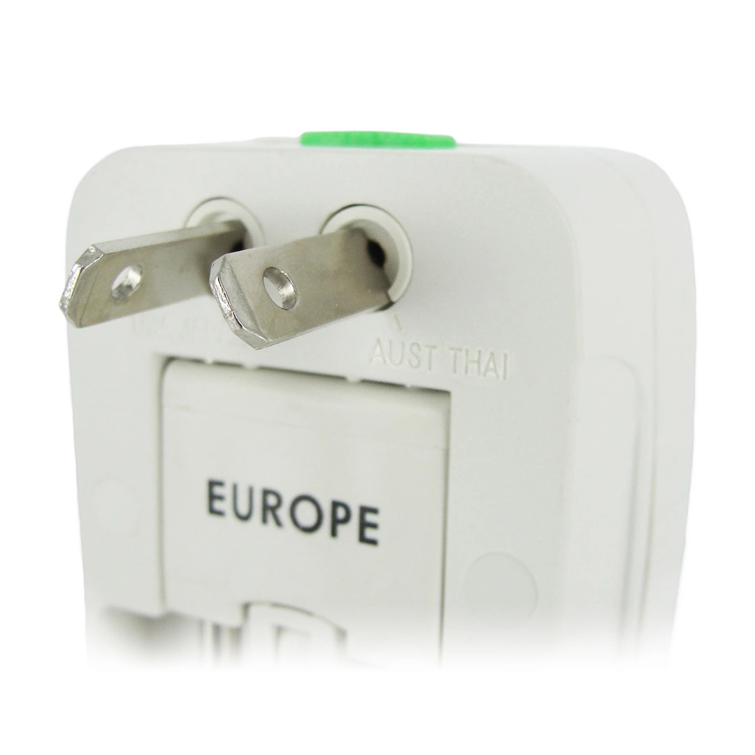 XR Brands Travel Universal Adapter 4-in-1 Worldwide Plug