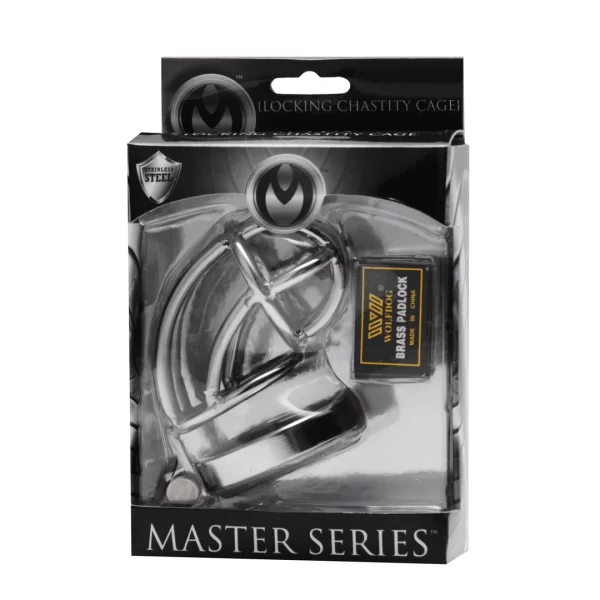 Captus Stainless Steel Compact Chastity System with Locking