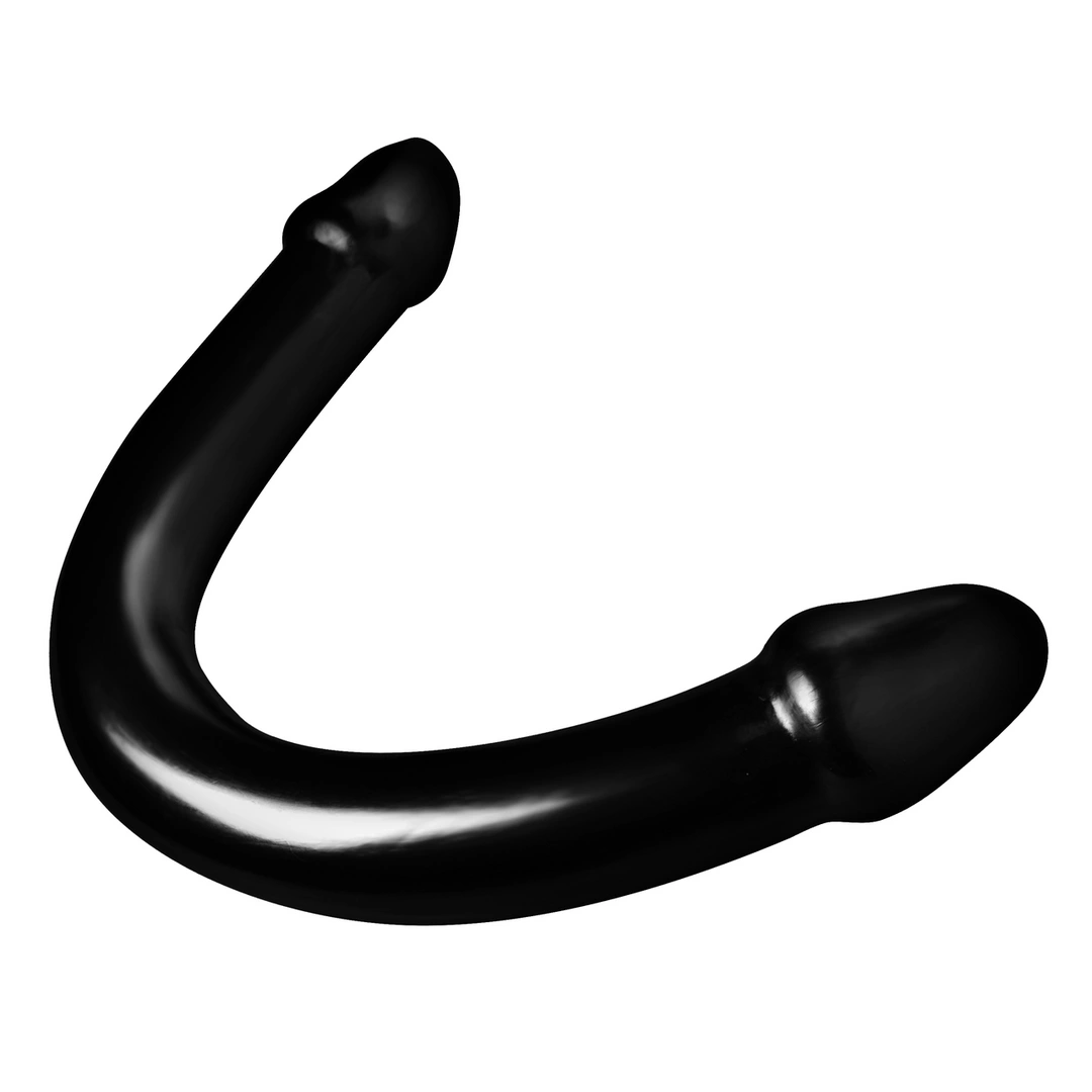 XR Brands Dual-Ended Intimate Machine Black 71cm PVC XXL - Anelma sextoys