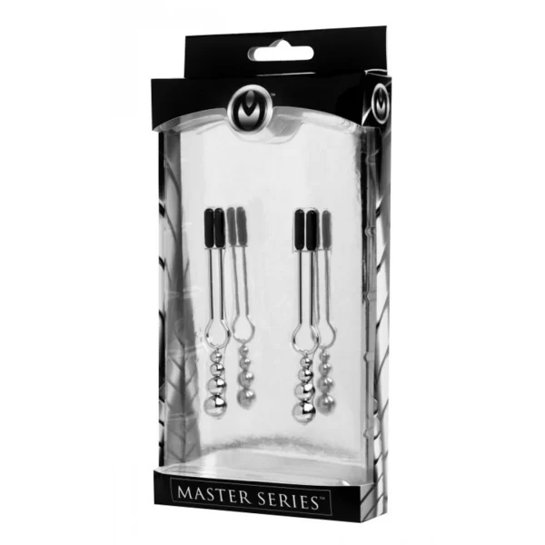 XR Brands Master Series Decorative Nipple Clamp Set