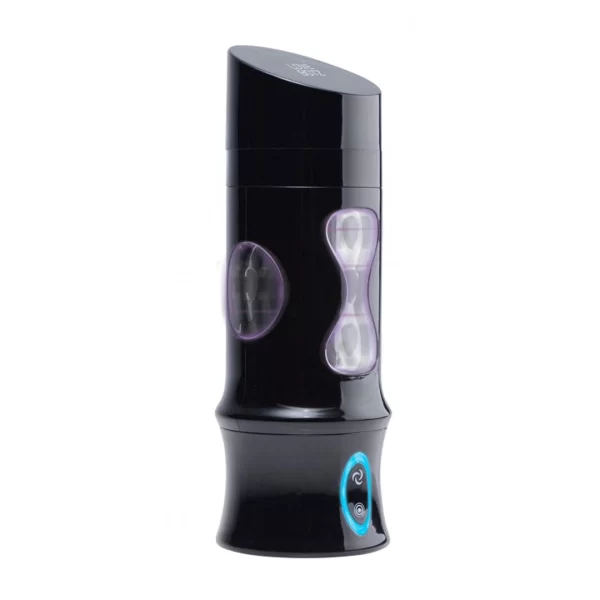 XR Brands Beat It Rechargeable Rotating Stimulation Device Black combines 8 vibration modes and rechargeable power in a practical