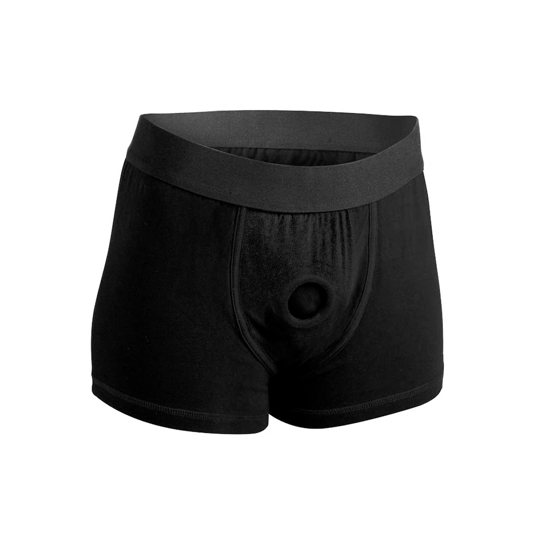 XR Brands Boxer Harness L/XL - vibraattori - Anelma strap-on vibrator