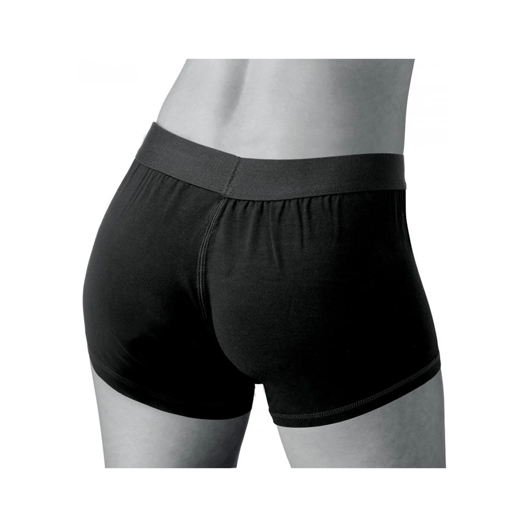 Mod Active-Style Cotton Harness with Built-in O-Ring Black - Anelma Mod Active-Style Cotton Harness with Built-in O-Ring Black