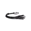 XR Brands Pleciony Chłostacz Czarny Skora PU 86 cm - Anelma XR Brands Pleciony Chłostacz Czarny Skora PU 86 cm