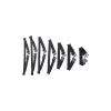 XR Brands Subdued Body Straps - Regulowany zestaw pasow czarny