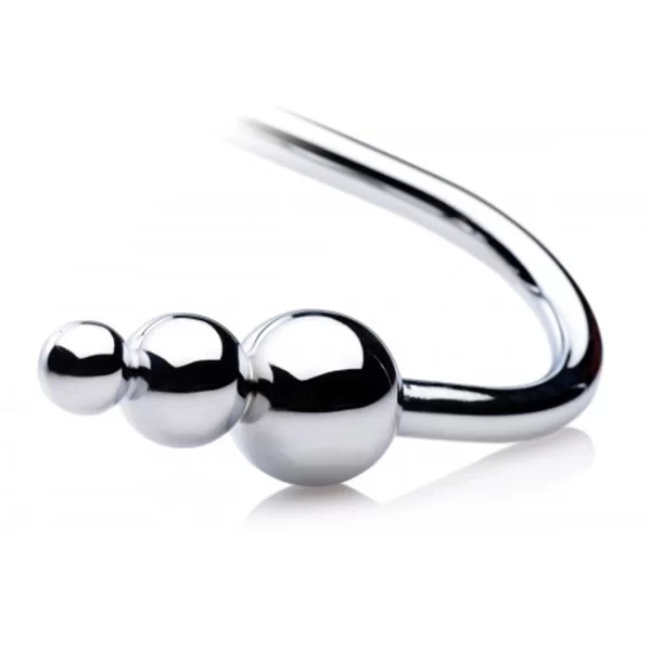 XR Brands Master Series Intimate Beaded Stainless Steel Hook 27 cm