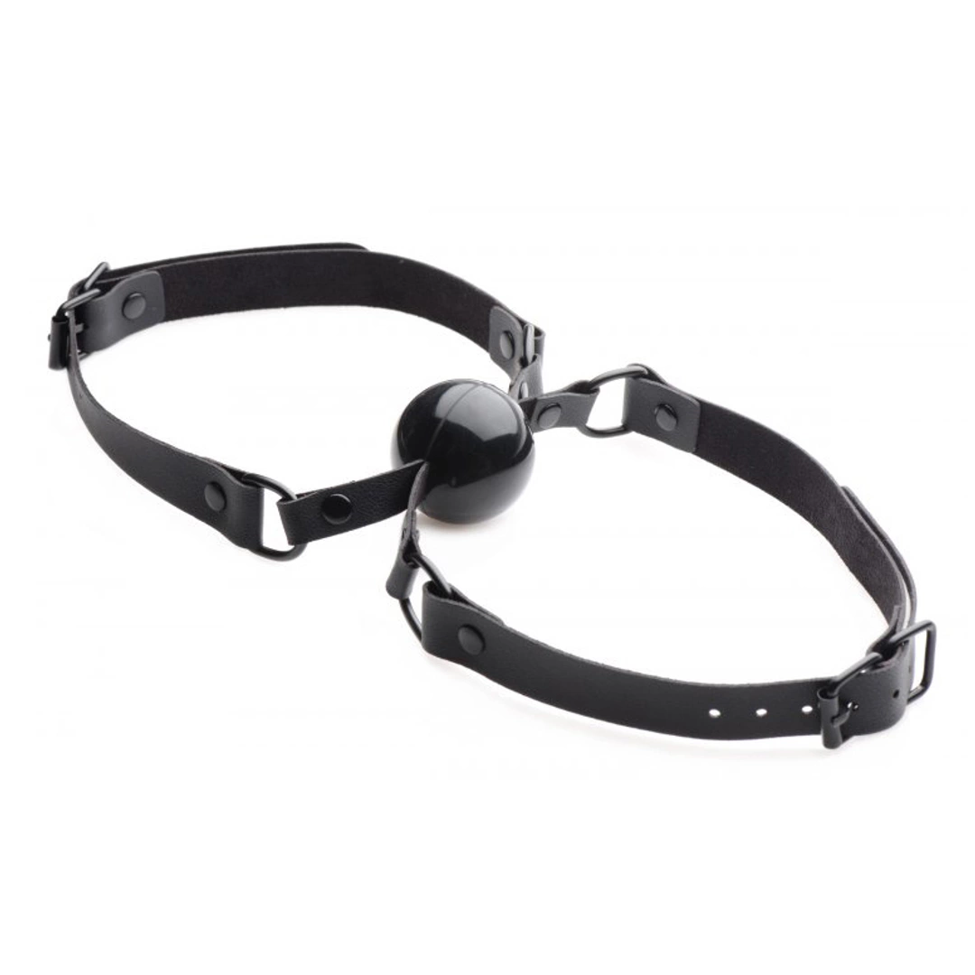 XR Brands Double Silicone Gag - Model z podwojnym paskiem XR Brands Double Silicone Gag - Model z podwojnym paskiem