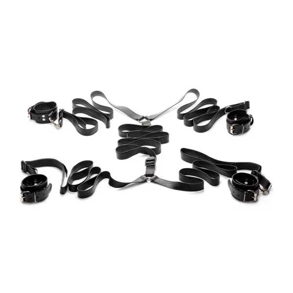 Master Series Leather Bed Restraint System