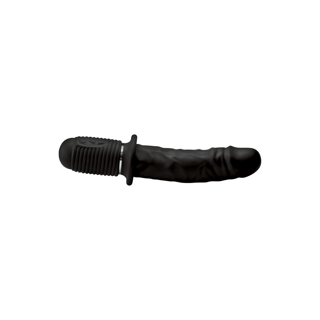 XR Brands Power Pounder czarny silikonowy model - realistinen malli