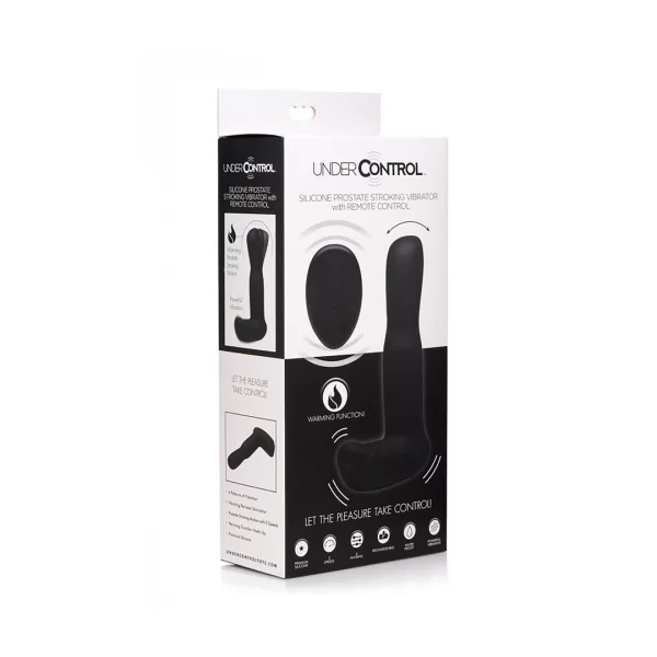 XR Brands Prostata Expert - silikonowy model z pilotem