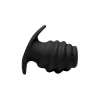 XR Brands HIVE Large Silicone Ribbed Hollow Plug