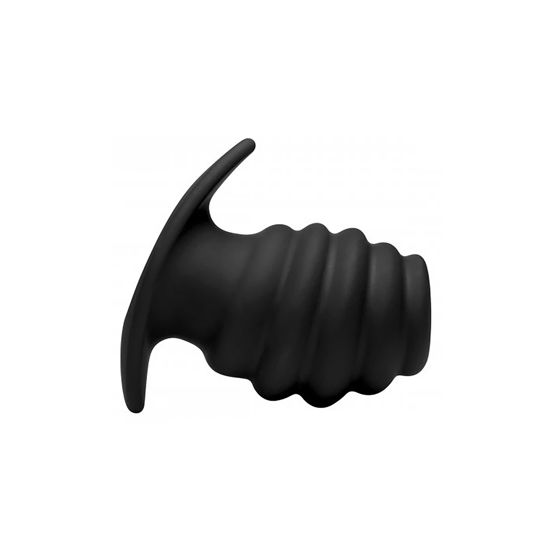 XR Brands HIVE Large Silicone Ribbed Hollow Plug