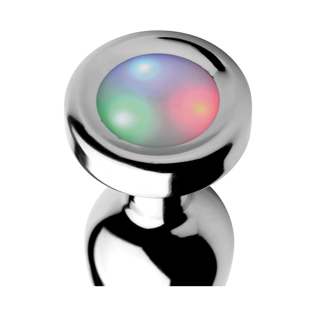 Light Up Small Plug - Metal Intimate Accessory with LED