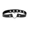 Dark Heart Chrome Heart Black Vegan Leather Adjustable