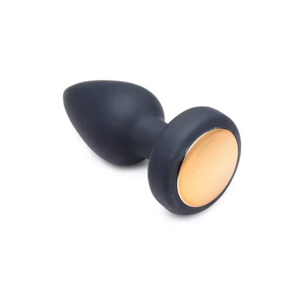 XR Brands Silicone LED Vibrating Plug Medium - Remote Control