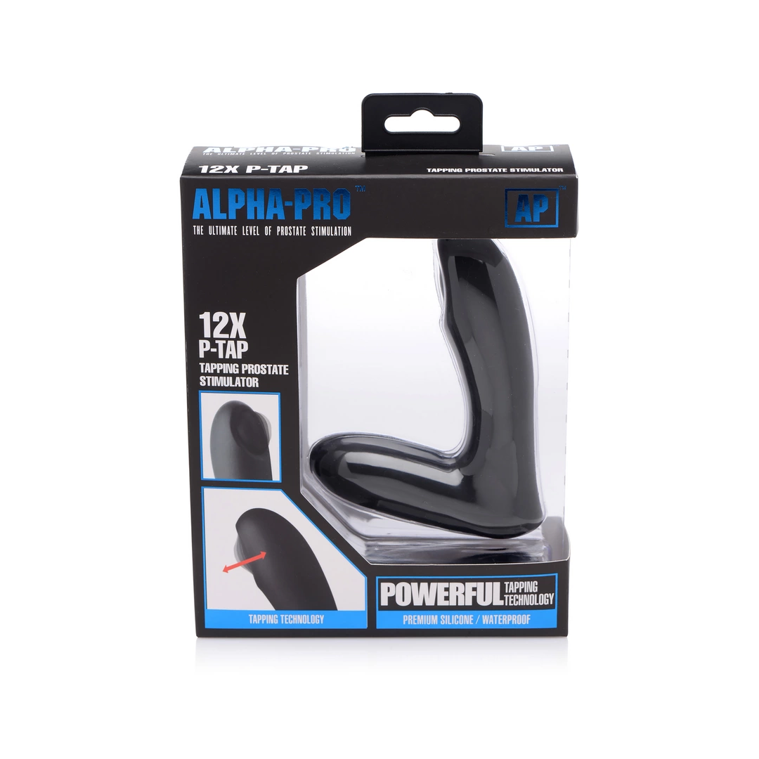 XR Brands P-Tap 12 Trybow Silikonowa Maszyna Intymna Prostata Czarna