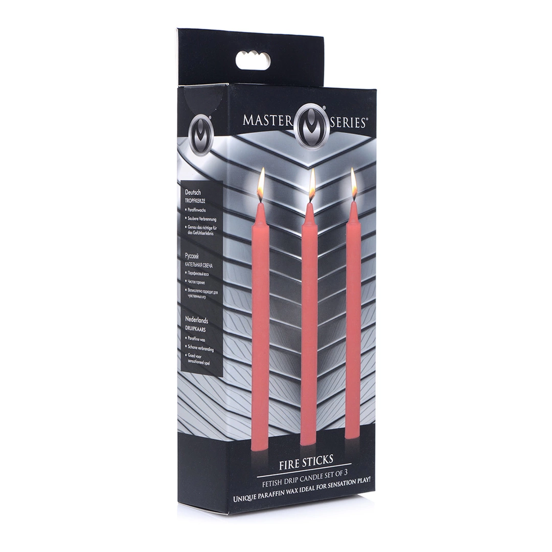 XR Brands Candle Drip Set - zestaw 3 bezzapachowych Å›wiec do masaÅ¼u
