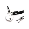 XR Brands Choker Locking Heart z zamkiem serce - Anelma XR Brands Choker Locking Heart z zamkiem serce