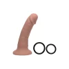 XR Brands Strap-On silikonowy zestaw z uprzężą 18 cm - vibraattori
