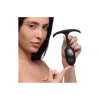 XR Brands Heavy Hitter Silicone Weighted Plug Medium - Velvety Texture. Butt plug. See functions