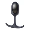 XR Brands Heavy Hitter Silicone Weighted Plug Medium - Velvety Texture