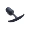 XR Brands Heavy Hitter Silicone Intimate Plug Small Weighted