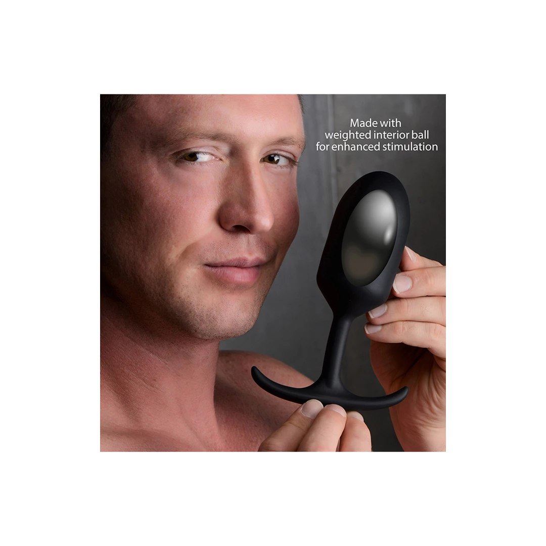 XR Brands Heavy Hitter Weighted Silicone Plug Extra Large