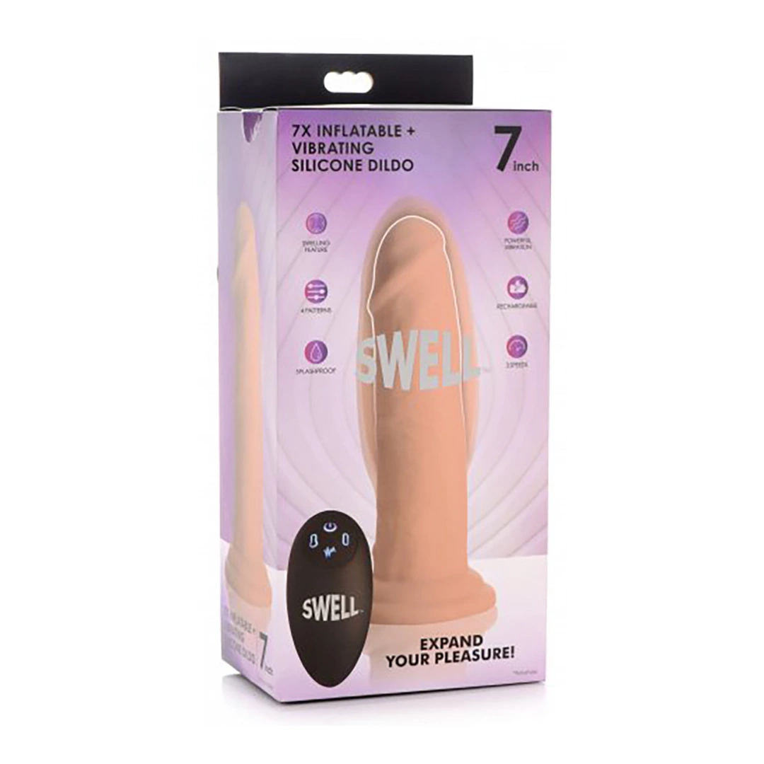 XR Brands 7"/18 cm Intymny System WibrujÄ…co-Nadmuchiwany - Anelma eroticshop