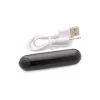 XR Brands Vibrating Bullet 10 Modes Metallic USB