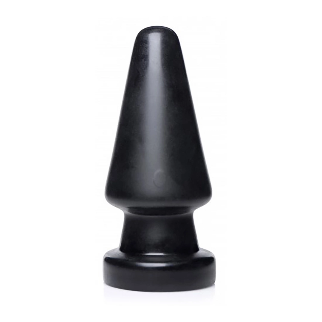 XR Brands Ass Max Large Silicone Plug - Black