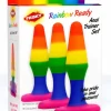 XR Brands Rainbow silikonowy zestaw trzech korkow do treningu