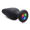 Light-Up Silicone Intimate Plug Medium with Multicolor LED System
