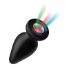 XR Brands Silicone LED Illuminated Plug Small - Anelma XR Brands Silicone LED Illuminated Plug Small
