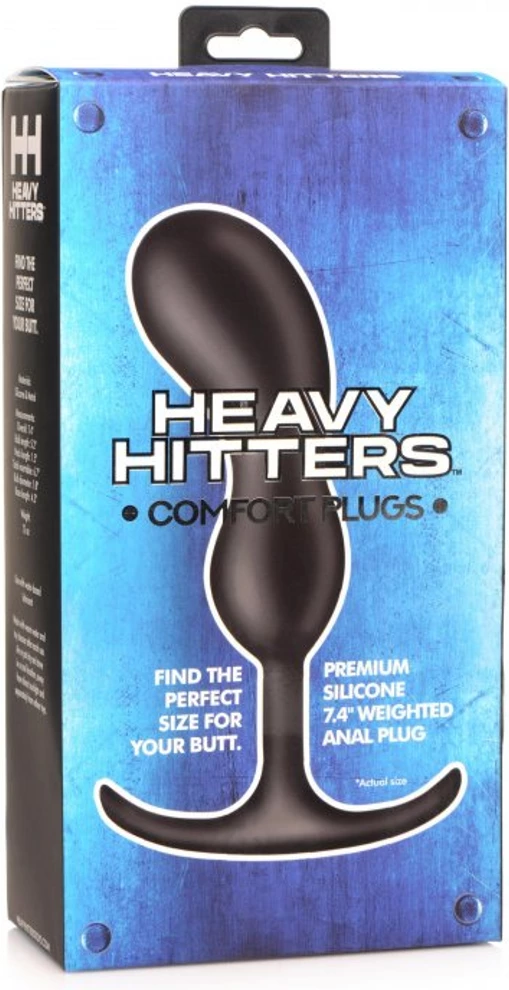 XR Brands Master Series Plug anatomiczny z masaÅ¼erem prostaty duÅ¼y
