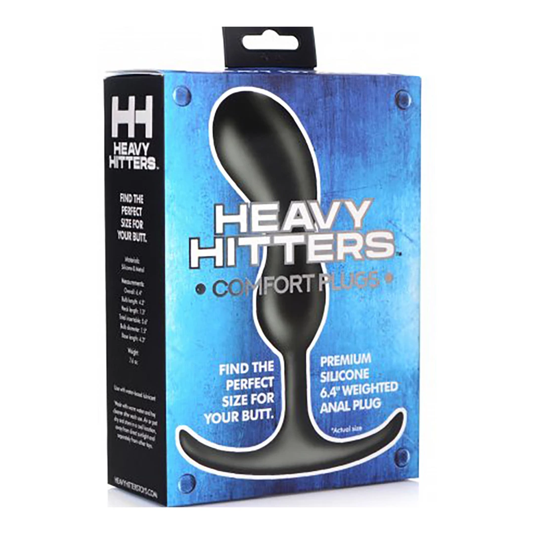 XR Brands Premium silikonowy anatomiczny obciÄ…Å¼nik prostaty Å›redni