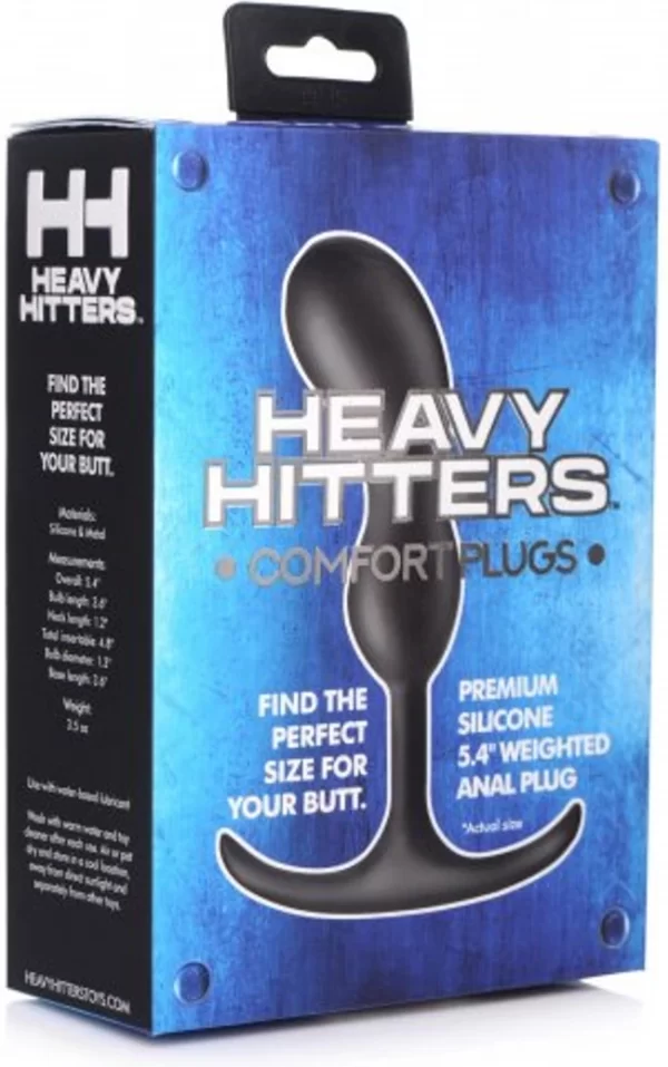 XR Brands Premium silikonowy obciÄ…Å¼nik do masaÅ¼u prostaty S