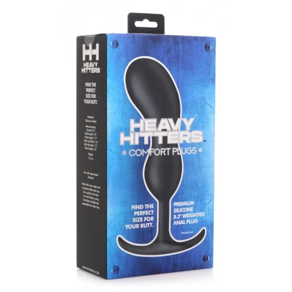 XR Brands Master Series Plug anatomiczny bardzo duÅ¼y z metalowym ciÄ™Å¼arkiem