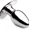 XR Brands Chrome Blast Small Metal Plug Rechargeable