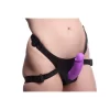 XR Brands Strap-On silikonowy dwustronny z uprzężą