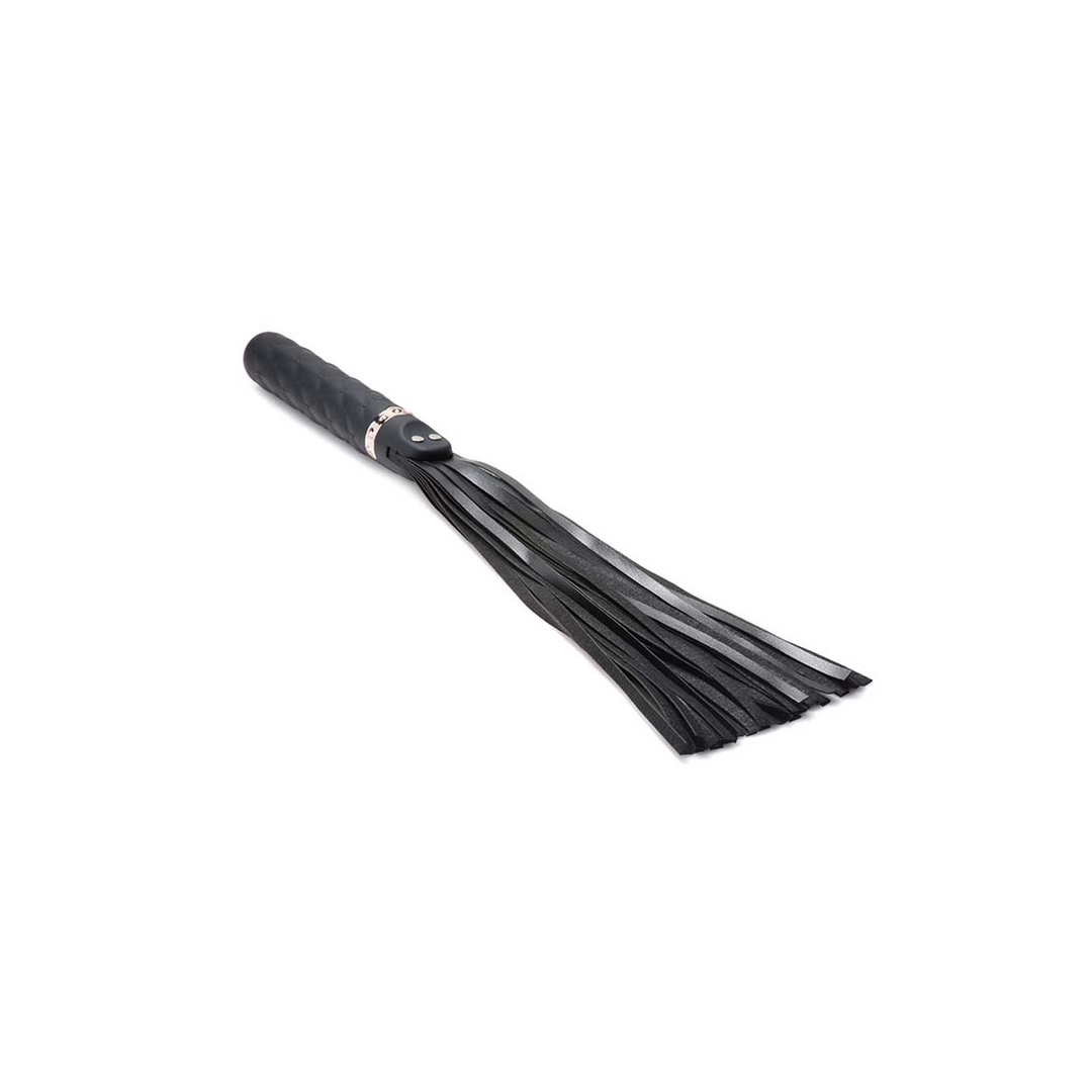 XR Brands Vibra Lasher silikonowy model intymny z uchwytem i biczem