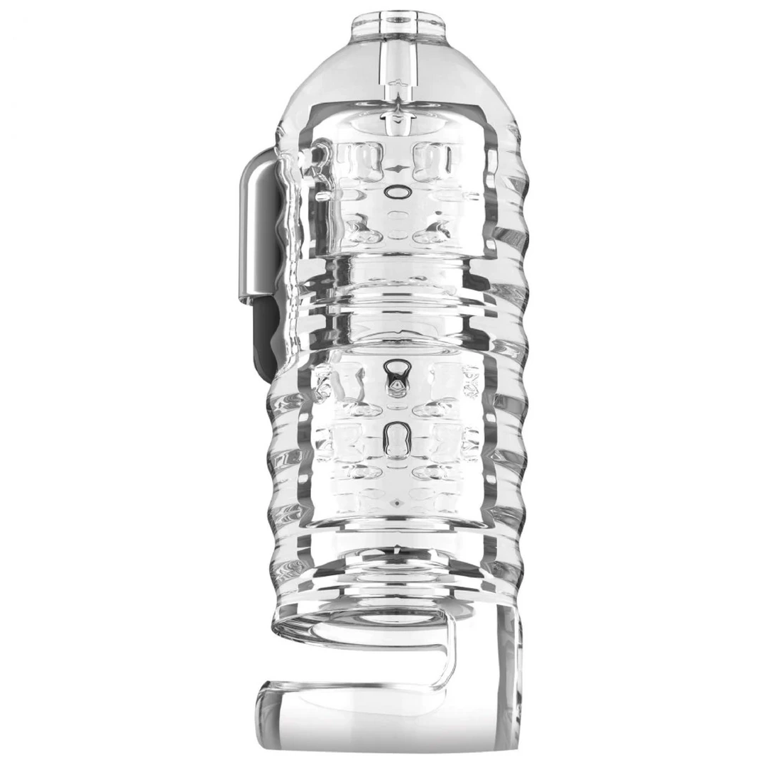 Milker Transparent TPE Intimate Device with Support Strap