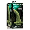 XR Brands Creature Cocks Silikonowy Model Fantazyjny Zielony z Oczami - Anelma eroticshop