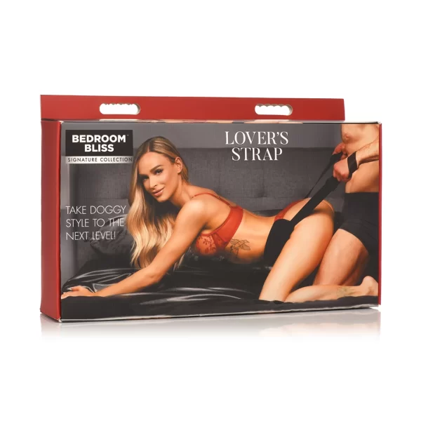 XR Brands Lover's Strap Black Adjustable Support Harness
