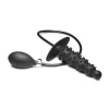 XR Brands Ass Puffer Nubbed Inflatable Silicone Plug Black - Anelma XR Brands Ass Puffer Nubbed Inflatable Silicone Plug Black