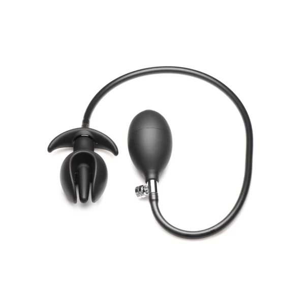 XR Brands Bad Buoy Inflatable Silicone Anchor Plug Black Large