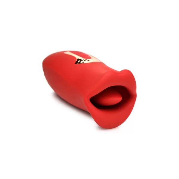 XR Brands Lickgasm Kiss and Tell silikonowy stymulator z - vibraattori