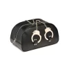 XR Brands Cuffed Travel Bag with Handcuff Handles Black
